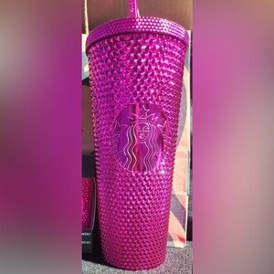 Starbucks Christmas Tumbler Magenta NWT
